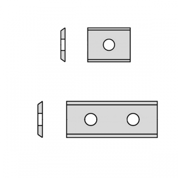 Plaquettes réversibles